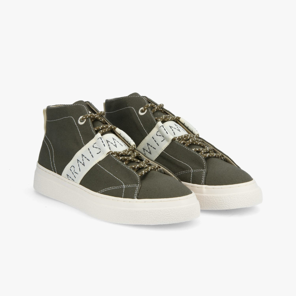 ARMISTICE ONYX MID M - CANVAS RECYCLED - OLIVE