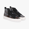 Autre image de VERSO HI CUT W - KNIT/SUEDE - NOIR
