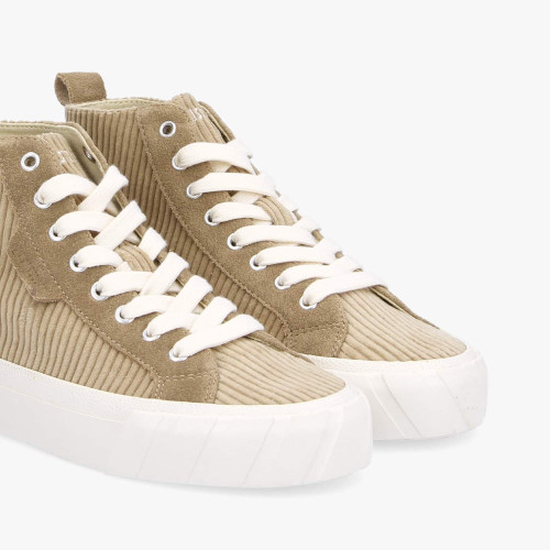 VERSO HI CUT W - COTTY/SUEDE - TAUPE