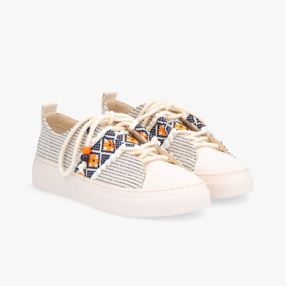 ARMISTICE ONYX TENNIS W - LOOM - BLEU MARINE