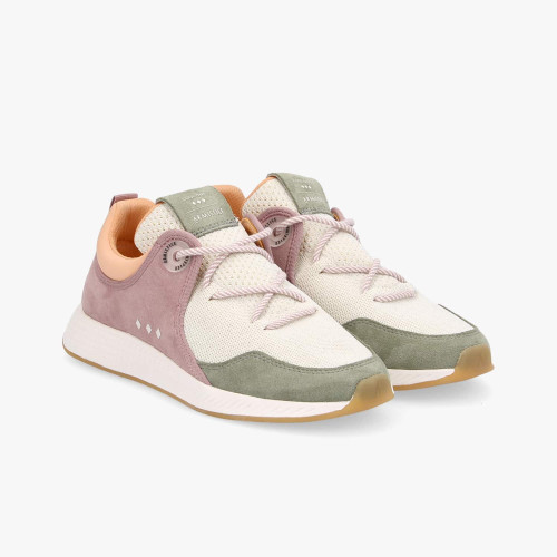 ARMISTICE COOL ONE W - KNIT/SUEDE - DOVE/PARME