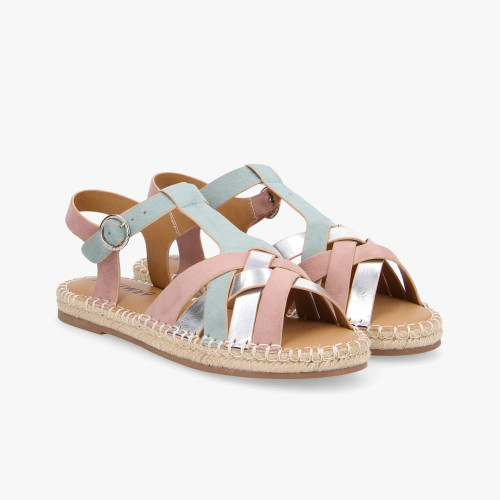 ARMISTICE BILBAO SANDALE W - MIX DUO - MENTHE/BLUSH