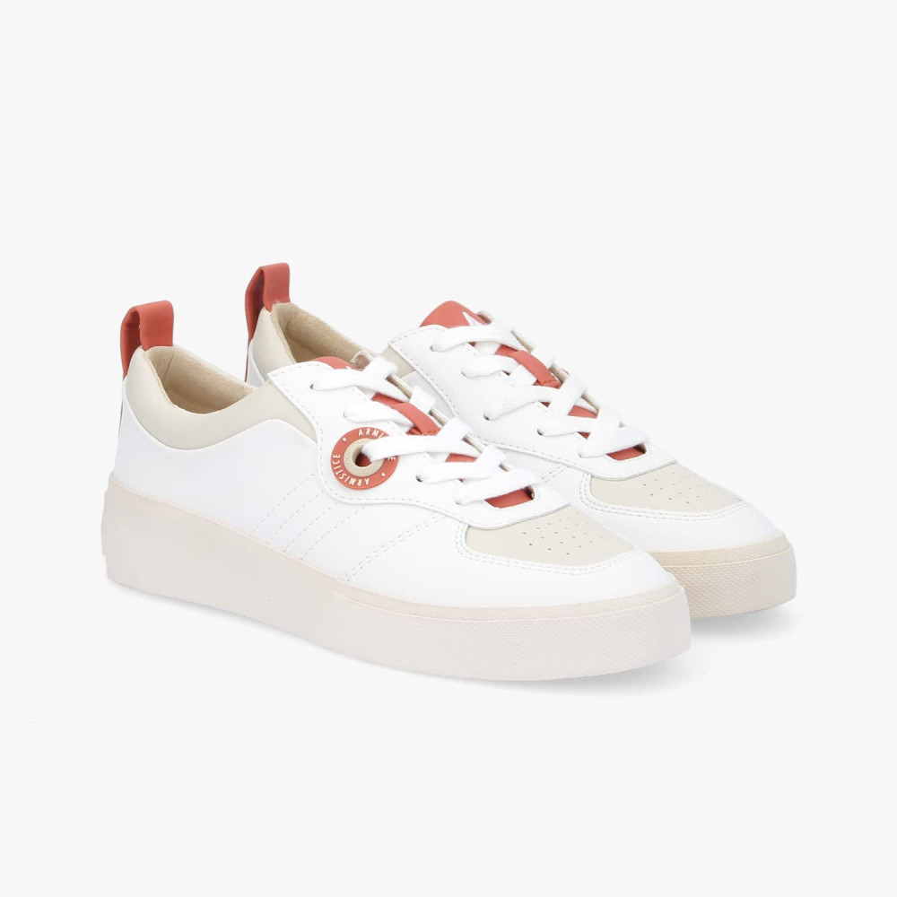 ARMISTICE LOVA SNEAKER W - POMME - BLANC/BEIGE/TERRA