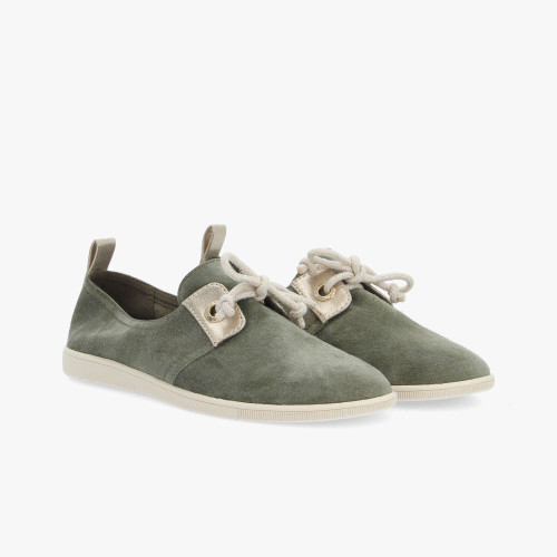 STONE GLOVE W - SUEDE - KHAKI