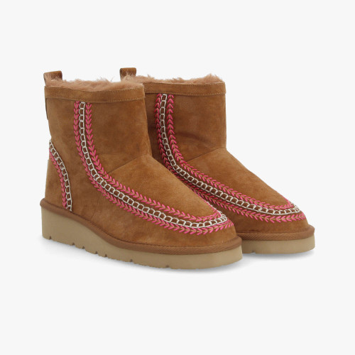 IRIS BOOTS W - SUEDE - CAMEL
